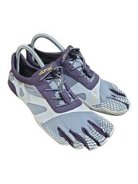 Vibram FiveFingers KSO Evo Women's Barefoot Fitness Shoes Gray Purple